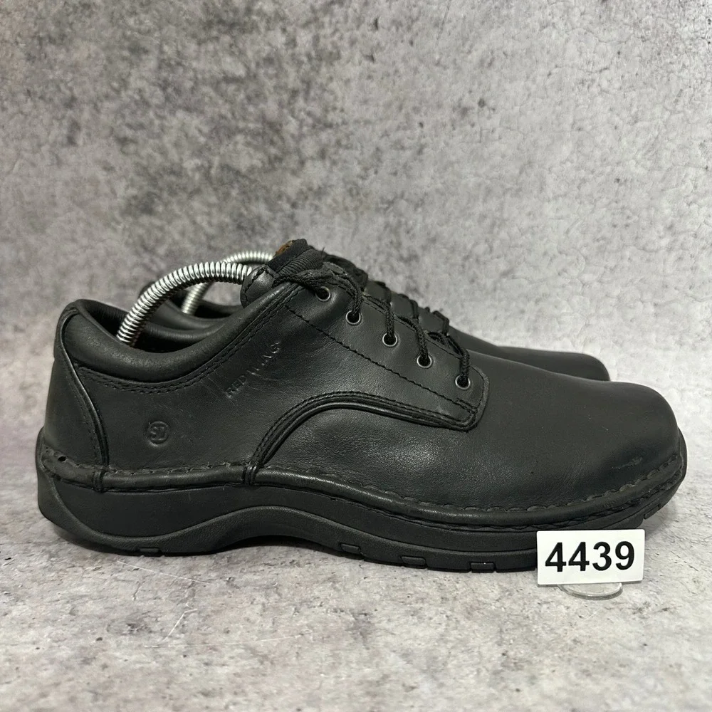 Red Wing 6703 Stitchmax SD Oxford Mens 9.5 Blk Leather Aluminum Safety Toe Shoe